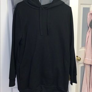 Oversized Black Hoodie